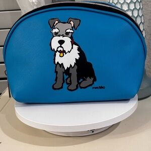 MARC TETRO Schnauzer Cosmetic Bag NWOT